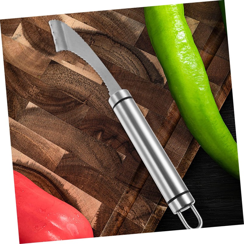 CIYODO 1pc Stainless Steel Chili Corer Tool for Removal Practical