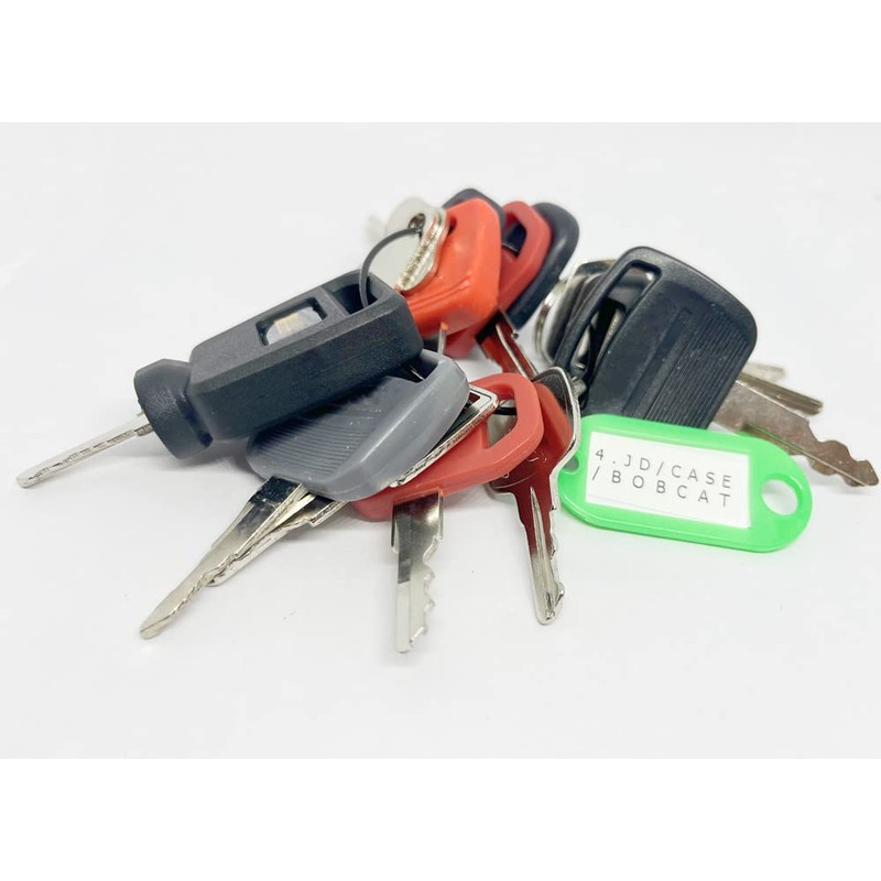 Eeyhooer 142PC Ignition Keys for Caterpillar CASE John Deere and