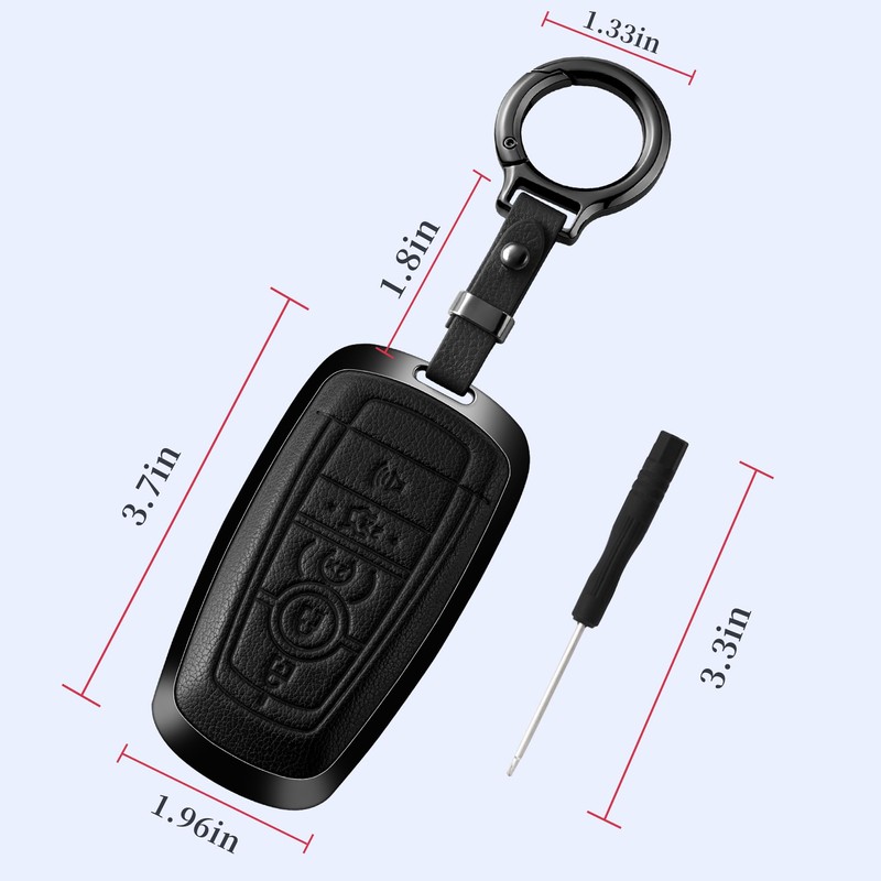 for Ford Key Fob Cover with Keychain Compatible with Explorer