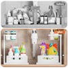VUSIGN Under Sink Organizer, 2 Tier Pull Out Bathroom Cabinet