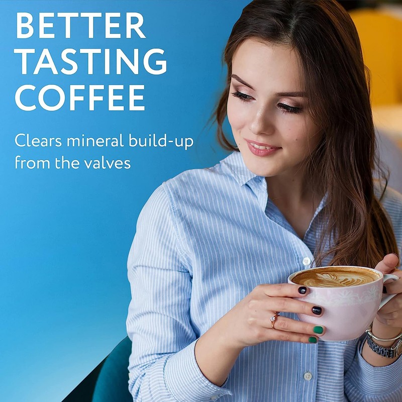 Cafetera Pastillas Descalcificantes Ligeras y Portátiles Totalmente Automática Suave sin