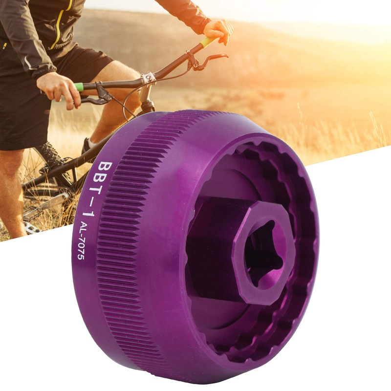 Alomejor Bicycle Bottom Bracket Cup Tool 5 in 1 Multifunctional