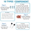 XUGERIP 1818PCS 10 Value DIY Electronics Component Kit – Resistors,