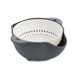 HIC Kitchen Rinse and Drain Colander Bowl, BPA Free