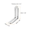 sourcing map Adjustable Corner Code, 4Pcs 48x48mm - Stainless Steel
