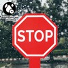 Shimmeroo 2Pcs Stop and Go Sign with Handle,Mini Double Sided