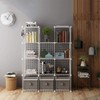 C&AHOME Wire Cube Storage, 12-Cube Storage Organizer Metal, C Grids