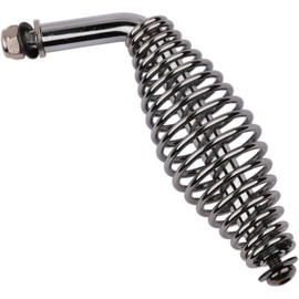 Gooyoou 5" Stainless Spring Handle with 1/2" Steel Rod for BBQ pits Trailers, Custom Metal Projects, Custom Built Grills, Smokers, Pits, Wood Stoves,cabinets