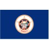 MINNESOTA STATE PREMIUM PRINTED FLAG 100% POLYESTER 3X5 FEET WITH METAL EYELETS
