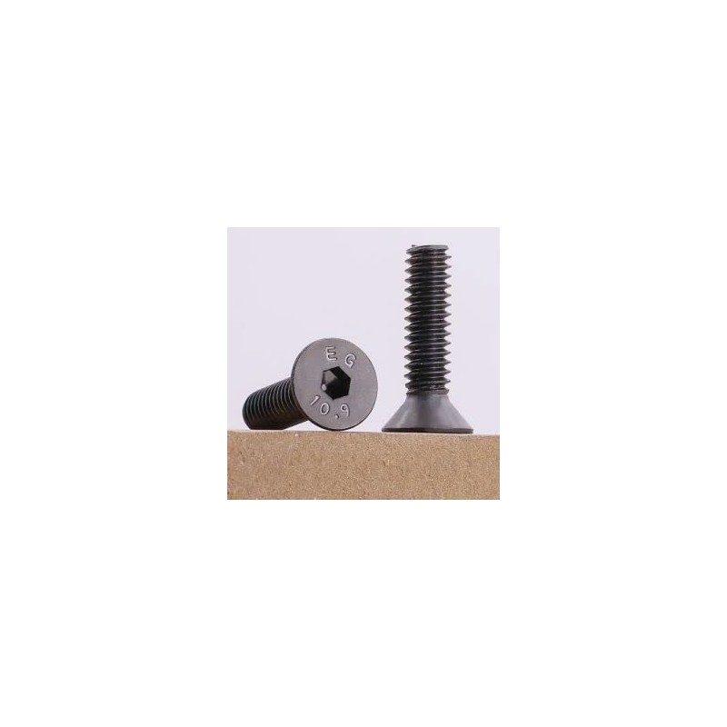 M4-0.7 x 8mm (100 PCS) Countersunk Head Socket Cap Screws,