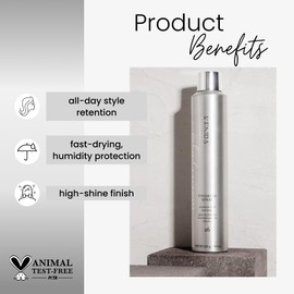 Kenra Professional Kenra Platinum Finishing Spray 26 80% | Maximum Hold Hairspray | Fast-drying, Non-Flaking, Non-Drying | Humidity-Resistant |All-Day Style Retention |High-Shine Finish |All Hair Types | 10 oz