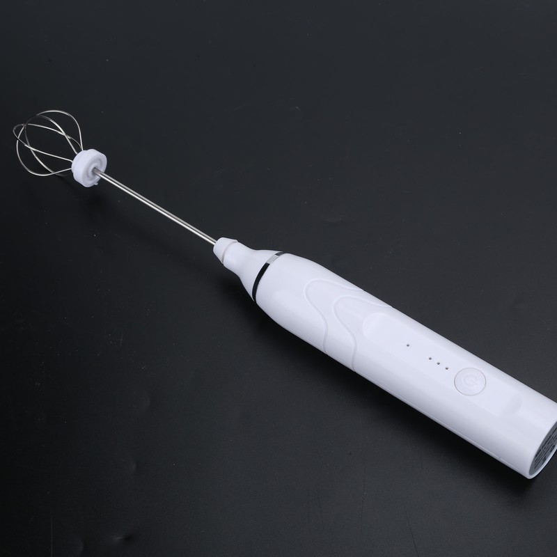 Electric Milk Frother USB Charging 3 Speeds Egg Beater Handheld