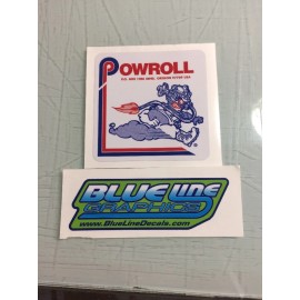Blue Vintage Powroll reproduction decal XR Z50 CT70 ATC 70 75 80 200 350 CB XT IT