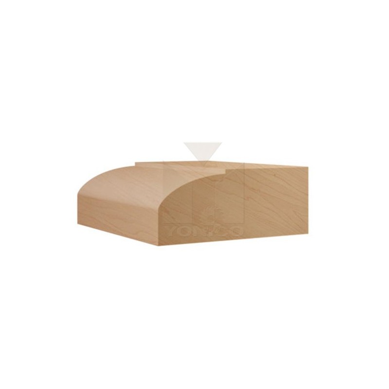 YONICO Table Edge Thumbnail and Handrail Router Bits 2-1/4-Inch Diameter