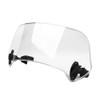 Dovhmoh Transparent Color, Universal Motorcycle Adjustable, Windscreen Extension, Windshield Spoiler,