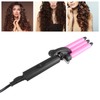 Waver Curling Iron Mini Portable 3 Barrel Hair Crimper Wand