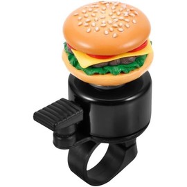 Bike Bell, Hamburger Shape Bike Bell, Funny Cartoon Cheeseburger, Loud Crisp Clear Sound for Balance Bike, Scooter, Bikes Accessories