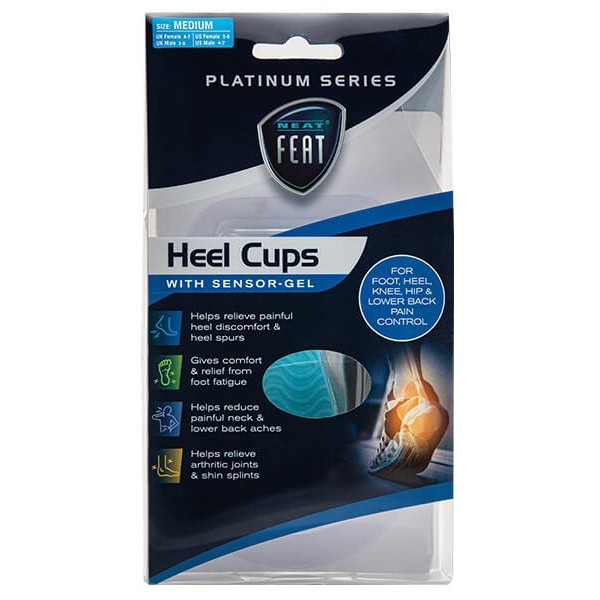 Neat Feat Heel Cups 1 Pair - Medium