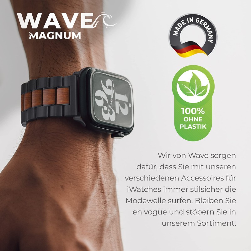 Magnum Wave Bracelet 38/40 mm Compatible with Apple iWatch SE