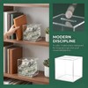Clear Acrylic Money Box, 12X12X12cm Square Money Saving Box, Unopenable
