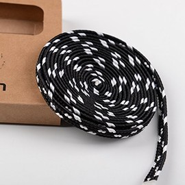 SJ SHI JIAN Leather Silk Cotton Ito Sageo Cord for Japanese Katana Sword Tsuka Handle