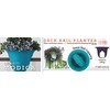 Rail Planter Red 18" Rnd