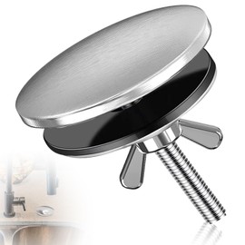 Tap Hole Plug, Stainless Steel Kitchen Sink Cover, 5 cm, Tap Hole Cover, Kitchen for Leakage Prevention, Tap Hole Plug, for Sink Hole Plug, Kitchen, Bathroom, Silver