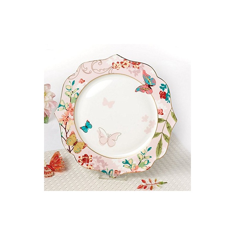 YBK Tech Bone China Dessert Plate/Salad Plate Ceramic Plate for