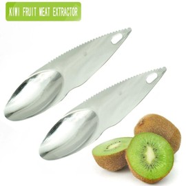 6 Packs Fruit Opener Kiwi Spoon Kiwi Fruit Slicer Fruit Kiwi Spoon Kiwi Fruit Slicer Fruit Kitchen Helper for Kiwi Dragon Fruit Orange Or Other Fruit