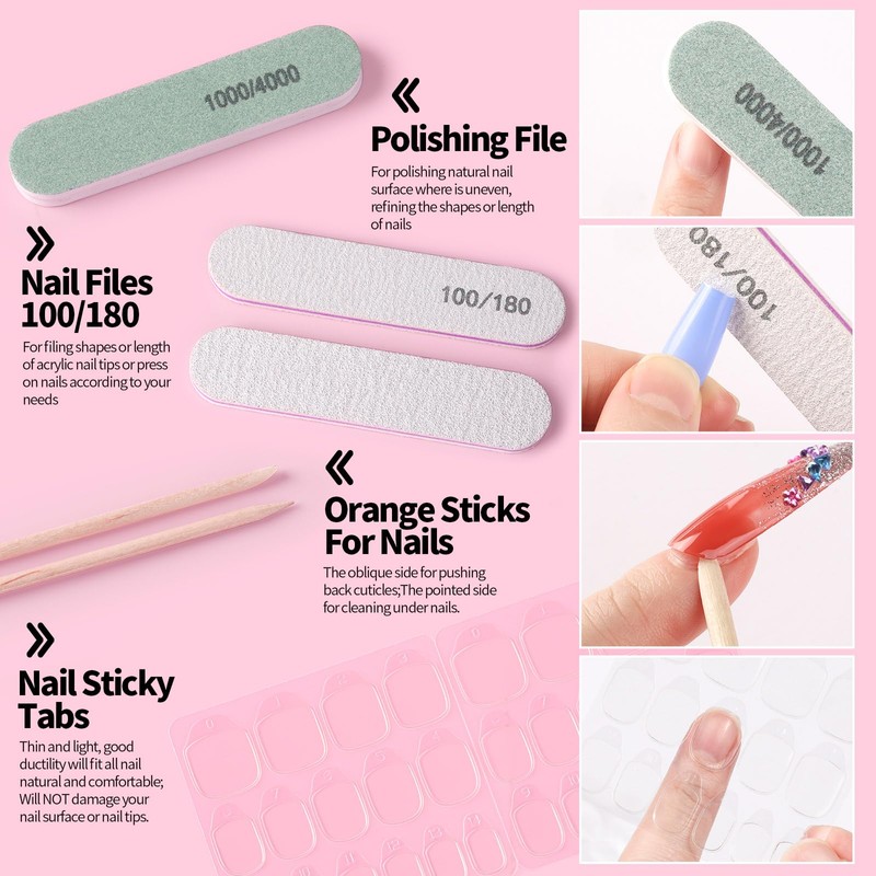 FANDAMEI Nail Art Tools, Nail Tools For Nail Art, Press