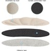 Huethy Back of Heel Cushion Pads, Adhesive Heel Grips Inserts