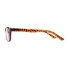 Retro Square Bifocal Reading Glasses in Brown Tortoise by Readers.com