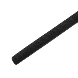 DMiotech 10mmx10m Fiberglass Sleeve Insulating Small Lines Fabric Tubing for Wire Protecting with Resin Black