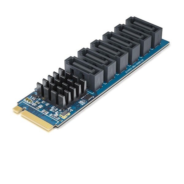10Gtek M.2 to SATA Adapter, M Key to SATA3.0 Card,
