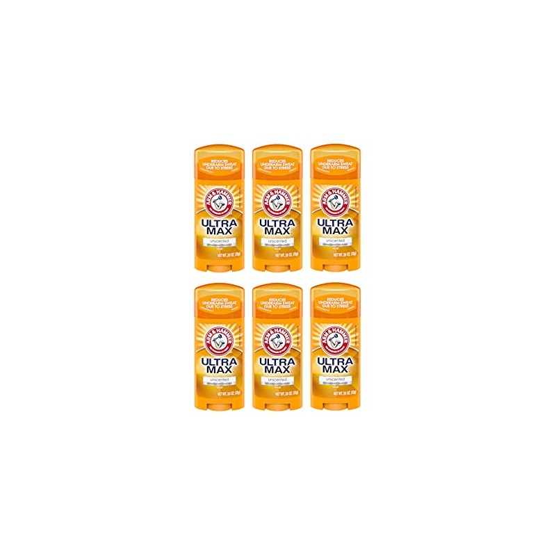 ARM & HAMMER ULTRAMAX Anti-Perspirant Deodorant Invisible Solid Unscented 2.60