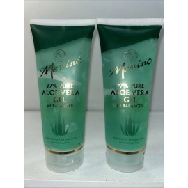 Pure 2 Sealed Merino 97% Pure Aloe Vera Gel, PH Balanced For Face & Body, 3.3 Oz Each