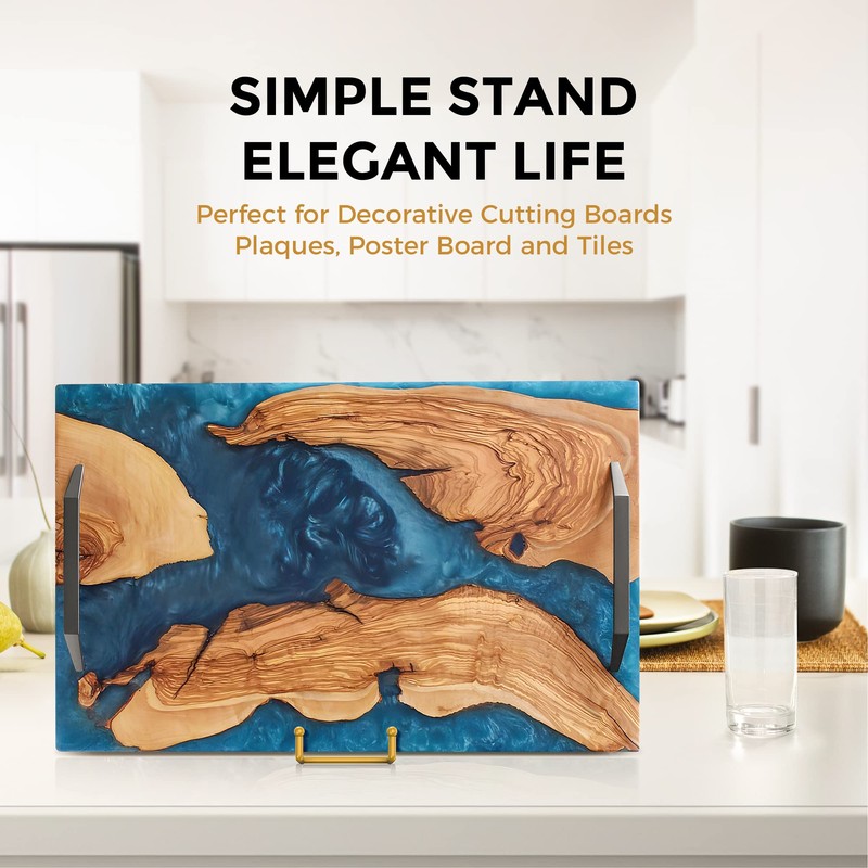 TR-LIFE 4 Pack 8 Inch Plate Stands/Holder for Display, Large,