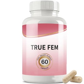AKF True Fem Capsule, Aluxora Truefem 60 Capsules, Feminine Probiotics Vitamin for Vaginal Moisture & pH Balance, 13-in-1 with Saw Palmetto & Fenugreek for Women