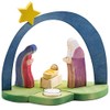 Ostheimer 5530280 Candlestick Nativity Scene Light Arch with Mary and Joseph and Jesus