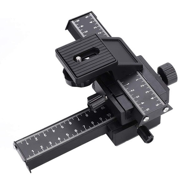 Professional 4 Way Macro Focusing Rail Slider, with 1/4" Mounting