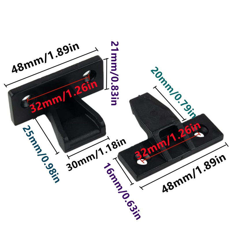 6 Pairs Bath Panel Clips Sturdy Kckboard Clips Push in
