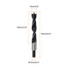 sourcing map Brad Point Drill Bits 15mm(38/64") Dia Straight Steel