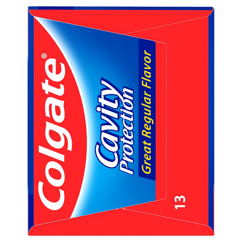 Colgate Cavity Protection Toothpaste with Fluoride, Great Regular Flavor, 6