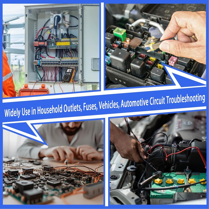 SURLABA Smart Multimeter, 2000 Count Voltage Tester XF-41A DC AC,