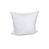 Betten-Anne Thin Pillow with Piping 60% Down 40% Feathers (White