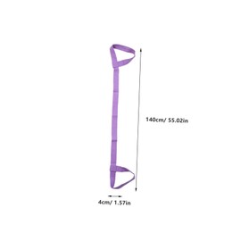 SUPVOX Cork Yoga Block Easy-cinch Yoga Mat Yoga Bag Yoga Mat Holder Straps Yoga Mat Thick Dance Mat Flex Exercise Mat Lightweight Yoga Mat Yoga Mat Strap Belt Elastic Purple Pure Cotton