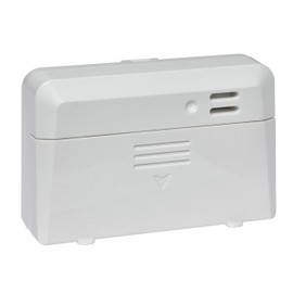 TFA Dostmann INFO Funk-Thermometer inkl. Außensender, 30.3065.02, zur Ermittlung der Innen- & Außentemperatur, permanente Max.-Min.-Anzeige, Raumklimakontrolle, Luftfeuchtigkeitsmesser, weiß