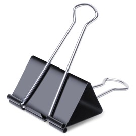 Ufmarine Jumbo Binder Clips 3 inch (6 Pcs), Extra Large Binder Clips for Office Supplies