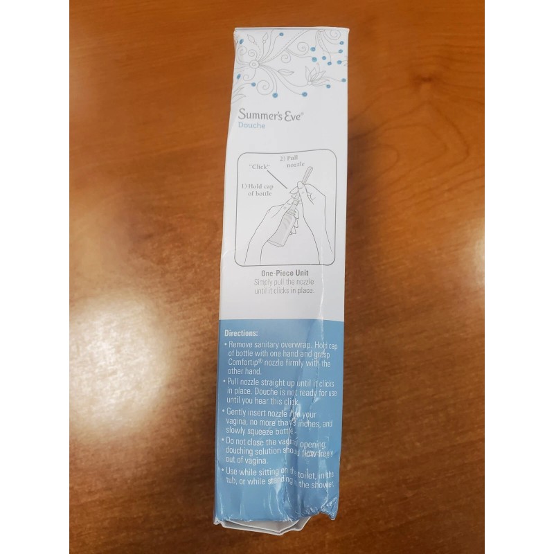 12 Summer's Eve Vaginal Douche Vinegar/Water 4.5oz (3 pks of