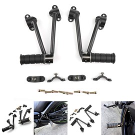 Artudatech Rear Passenger Foot Peg Bracket For Kawasaki Vulcan 650 VN650 2015-2018 Black